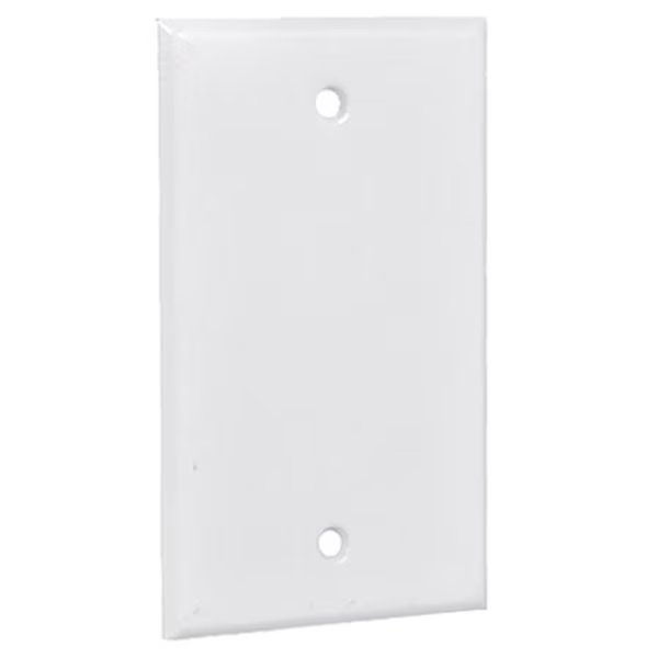 1BC-W Single Gang Rectangular Blank CoverWhite, Evolve, Mfr#: EV834115